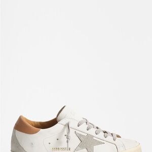 Golden Goode Women’s Super-Star sneakers with suede star and brown heel tab